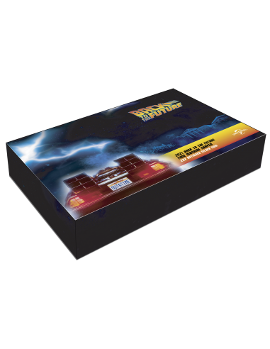 THE DELOREAN Back To The Future 2 Oz Moneta Argento 5$ Niue 2021 - Coins & More - Fantascienza
