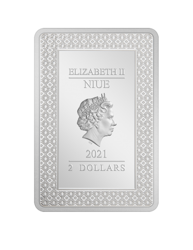 THE EMPEROR Tarot Cards 1Oz Silver Coin 2$ Dollars Niue 2021 - Coins & More - Niue