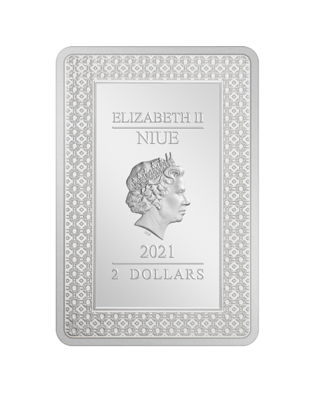 THE EMPEROR Tarot Cards 1Oz Silver Coin 2$ Dollars Niue 2021 - Coins & More - Niue