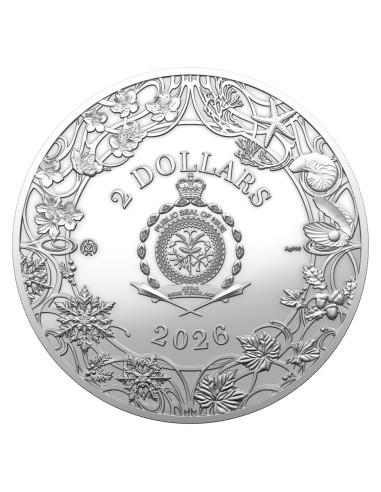SPRING Four Seasons 1 Oz Silver Coin 2$ Niue 2026 - Coins & More - Niue