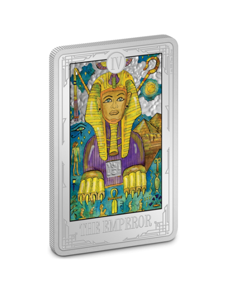 THE EMPEROR Tarot Cards 1Oz Silver Coin 2$ Dollars Niue 2021 - Coins & More - Niue