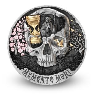 MEMENTO MORI 2 Oz Silver Coin 2000 Francs Cameroon 2026 - Coins & More - À Venir