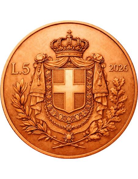 ITALIA 1 Oz Copper Medal 2026 - Coins & More - Cuivre