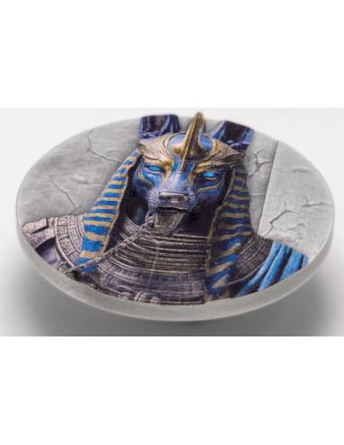 ANUBIS Egyptian Heritage 1 Oz Silver Coin 10$ Liberia 2026 - Coins & More - Libéria