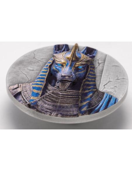 ANUBIS Egyptian Heritage 1 Oz Silver Coin 10$ Liberia 2026 - Coins & More - Libéria