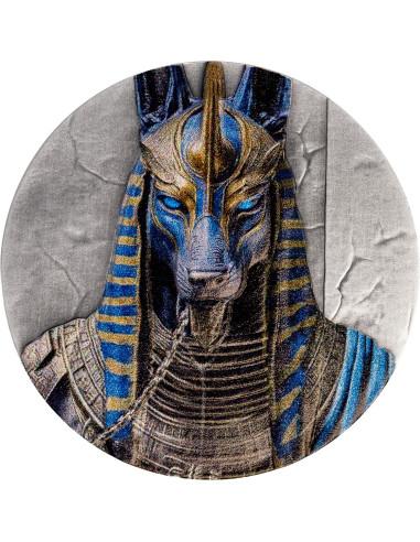 ANUBIS Egyptian Heritage 1 Oz Silver Coin 10$ Liberia 2026 - Coins & More - Libéria