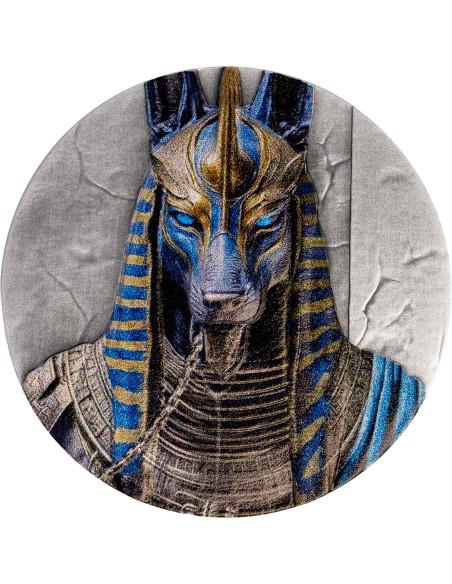 ANUBIS Egyptian Heritage 1 Oz Silver Coin 10$ Liberia 2026 - Coins & More - Libéria