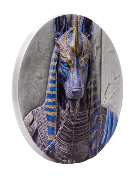 ANUBIS Egyptian Heritage 1 Oz Silver Coin 10$ Liberia 2026 - Coins & More - Libéria