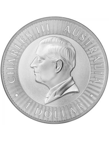 DREAMTIME LIZARD Australia in Dots 1 Oz Silver Coin 1$ Australia 2026 - Coins & More - Australie