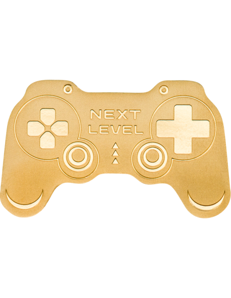 GAME CONTROLLER SPECIAL SHAPE Gold Coin 1$ Palau