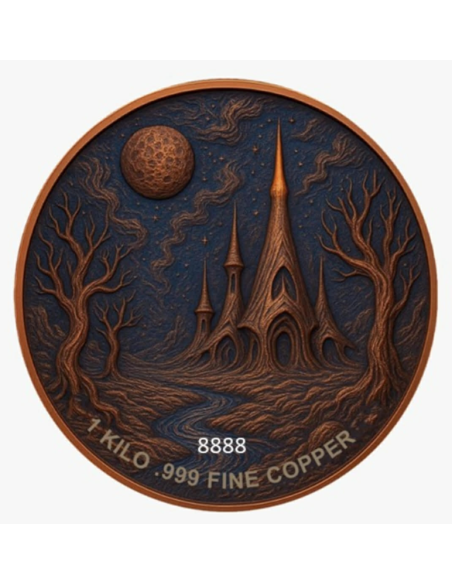 ALIEN UHR 1Kg Kilo Copper Medal 2026 - Coins & More - Demnächst