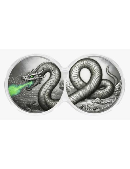 VIPER'S VENOM Glow in the Dark 2x 1/2Kg Kilo Copper Medal - Coins & More - Demnächst