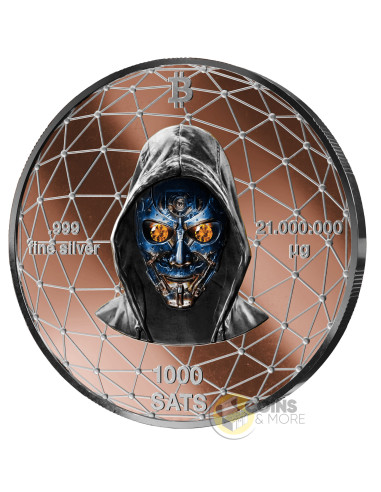 BITCOIN Humpback Edition Silver Coin 1000 Sats - Coins & More - Silver
