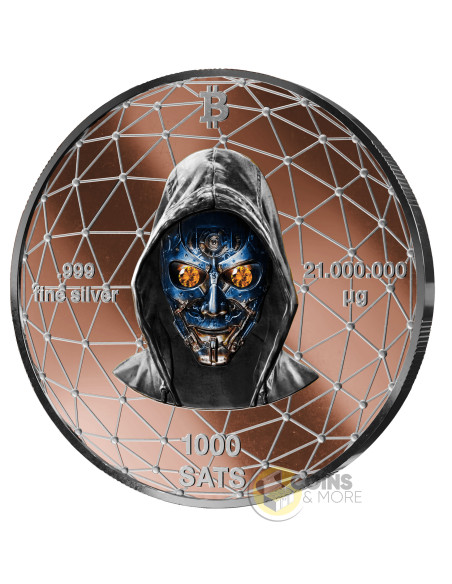 BITCOIN Humpback Edition Silver Coin 1000 Sats - Coins & More - Silver