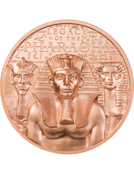 LEGACY OF THE PHARAOHS Copper Coin 1$ Cook Islands 2022 - Coins & More - Îles Cook