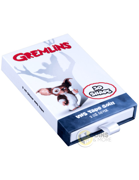 GREMLINS Vintage VHS Tape 2 Oz Silver Coin 5 Dollars Samoa 2026 - Coins & More - Samoa