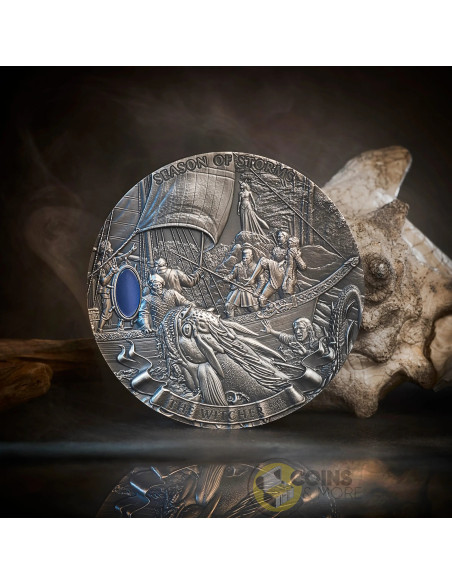 SEASON OF STORMS The Witcher 1Kg Kilo Silver Coin 50$ Niue 2025 - Coins & More - Niue