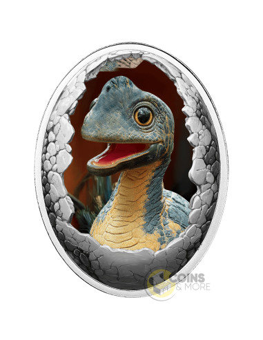 BRACHIOSAURUS Dinosauria Silver Coin 500 Francs Cameroon 2025 - Coins & More - Kamerun