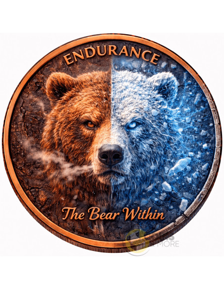 BEAR Virtues 1 Oz Copper Medal 2026 - Coins & More - Cobre