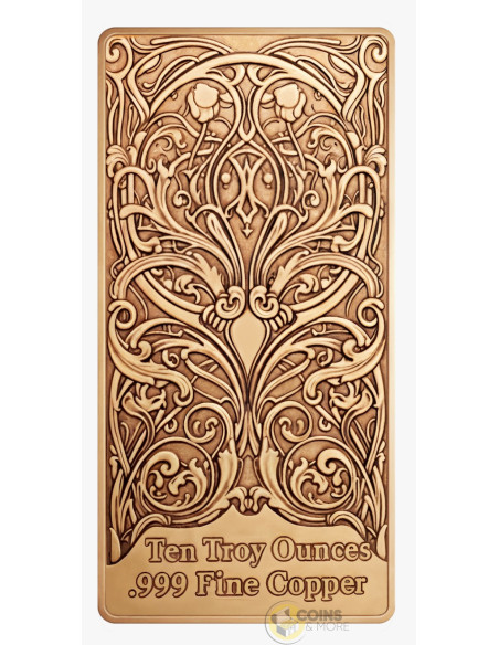 DEATH Tarot Card : XIII 10 Oz Colorized Copper Bar - Coins & More - À Venir