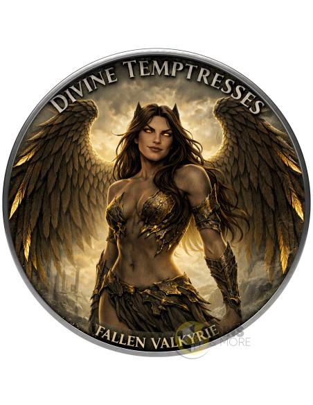 Fallen Valkyrie Divine Temptresses 1/2 Oz Silver Coin 1$ Republic of Sog 2026 - Coins & More - Argento