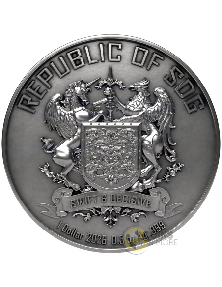 DEMON SUCCUBUS QUEEN Divine Temptresses 1/2 Oz Silver Coin 1$ Republic of Sog 2026 - Coins & More - Silber