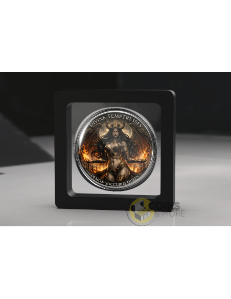 DEMON SUCCUBUS QUEEN Divine Temptresses 1/2 Oz Silver Coin 1$ Republic of Sog 2026 - Coins & More - Silber