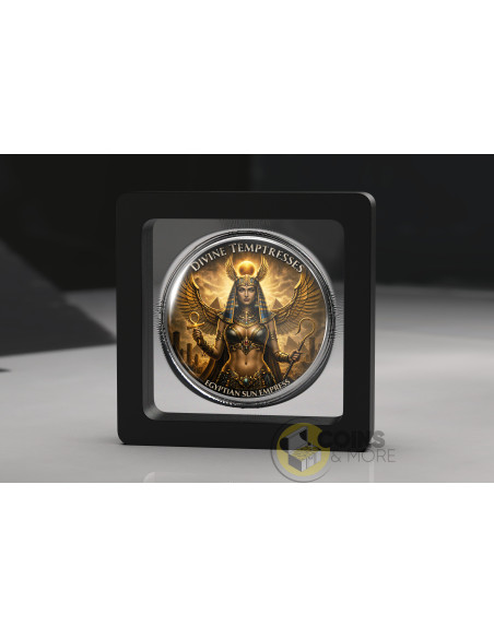 EGYPTIAN SUN EMPRESS Divine Temptresses 1/2 Oz Silver Coin 1$ Republic of Sog 2026 - Coins & More - Plata