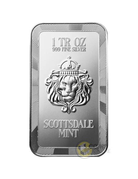 LIEYAN BLAZING FIRE Dragon 1 Oz Silver Bar 2026 - Coins & More - Plata