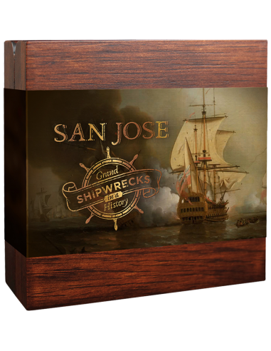 SAN JOSE - Grand Shipwrecks in a History 2 Oz Silver Coin 5$ Niue 2022 - Coins & More - Niue