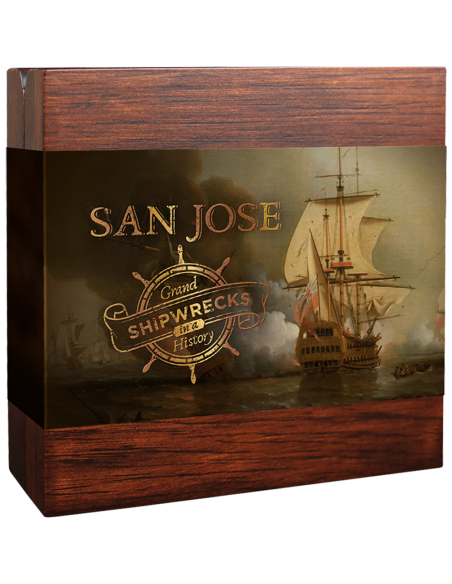 SAN JOSE - Grand Shipwrecks in a History 2 Oz Silver Coin 5$ Niue 2022 - Coins & More - Niue