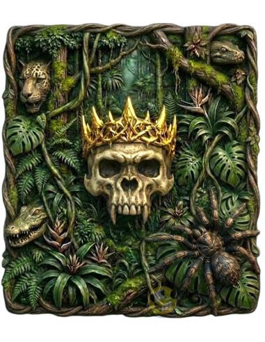SOVEREIGN SKULLS 10 Oz Colorized Copper Medal - Coins & More - Kupfer
