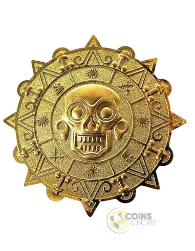 AZTEC TREASURE 10 Oz Colorized Copper Medal - Coins & More - Rame