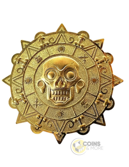 AZTEC TREASURE 10 Oz Colorized Copper Medal - Coins & More - Rame
