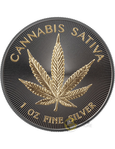 HEMP 1 Oz Silver Proof Coin 1000 Satoshi United Crypto States 2026 - Coins & More - Monete per Paese