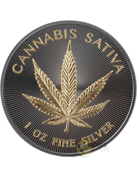 HEMP 1 Oz Silver Proof Coin 1000 Satoshi United Crypto States 2026 - Coins & More - Monete per Paese