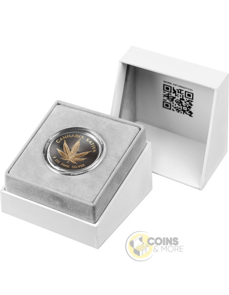 HEMP 1 Oz Silver Proof Coin 1000 Satoshi United Crypto States 2026 - Coins & More - Monete per Paese