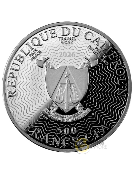 STELLAR NEBULA Life Cycle of Stars Silver Coin 500 Francs CFA Cameroon 2026 - Coins & More - Kamerun