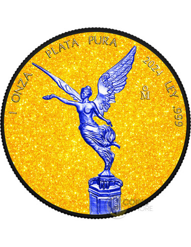 GOLDEN ANGEL Libertad 1 Oz Silver Coin 2024 - Coins & More - Mexico