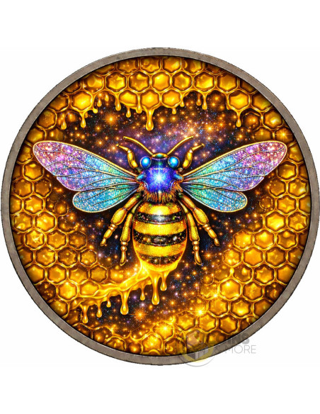 EXCLUSIVE BEE Glitter Wings Series 1 Oz Copper Medal - Coins & More - Coming Soon