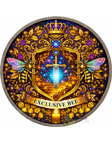 EXCLUSIVE BEE Glitter Wings Series 1 Oz Copper Medal - Coins & More - Coming Soon