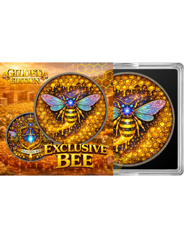 EXCLUSIVE BEE Glitter Wings Series 1 Oz Copper Medal - Coins & More - Coming Soon
