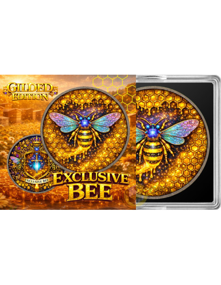 EXCLUSIVE BEE Glitter Wings Series 1 Oz Copper Medal - Coins & More - Coming Soon