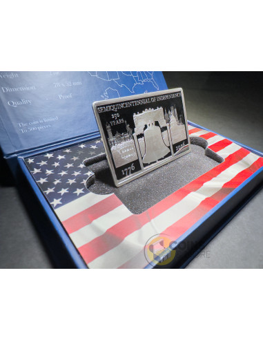 THE SEMIQUINCENTENNIAL OF U.S INDEPENDENCE 2 Oz Silver Coin 5$ Liberia 2026 - Coins & More - Liberia