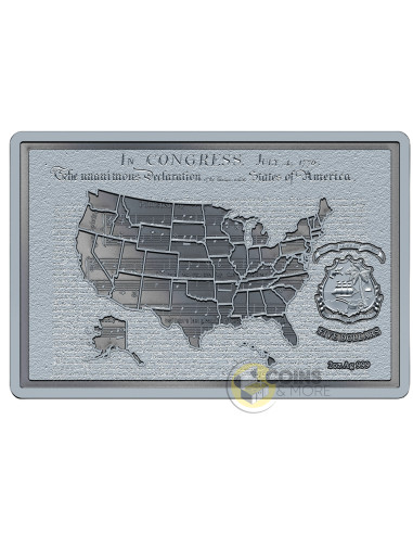 THE SEMIQUINCENTENNIAL OF U.S INDEPENDENCE 2 Oz Silver Coin 5$ Liberia 2026 - Coins & More - Liberia