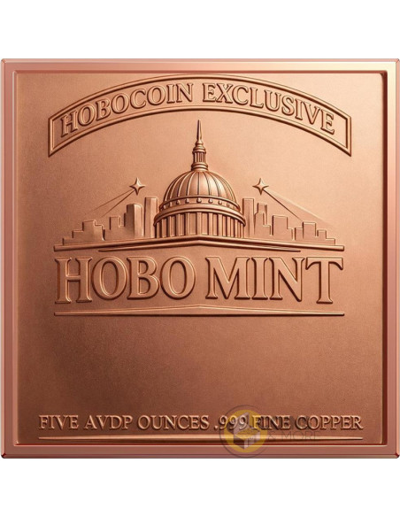 TUTANKHAMUN Future in the Past 5 Oz Copper Bar 2026 - Coins & More - Coming Soon