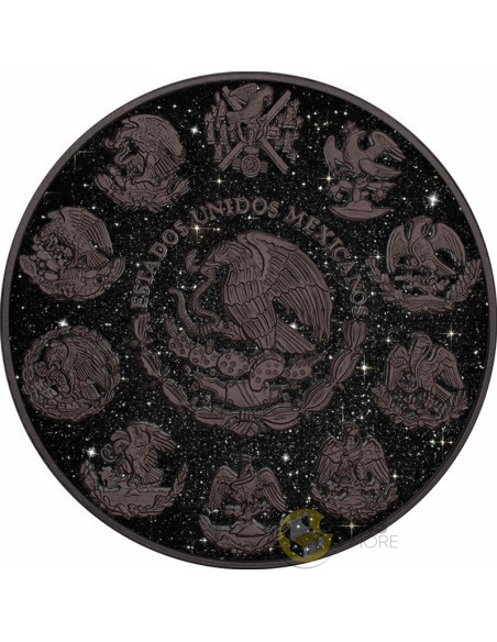 DIAMOND LIBERTAD SKULL 1 Oz Silver Coin Mexico 2024 - Coins & More - Mexico