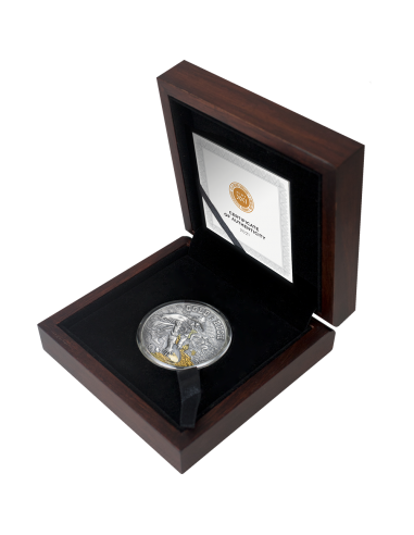 GOLD RUSH Earth Treasures Silver Coin 2000 Francs Cameroon 2021 - Coins & More - Historia