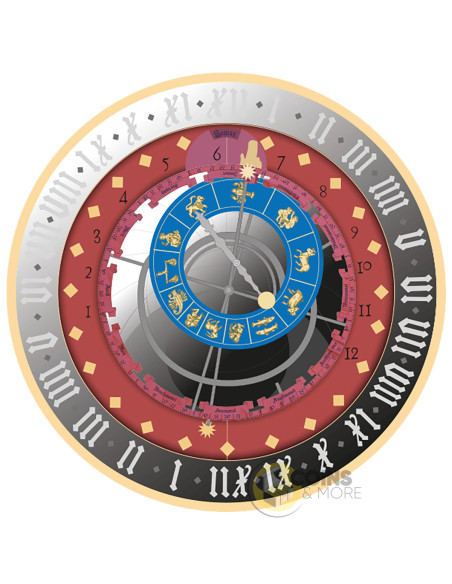 BERN City Hall Clocks 1 Oz Silver Coin 5€ Euro Malta 2025 - Coins & More - Europe