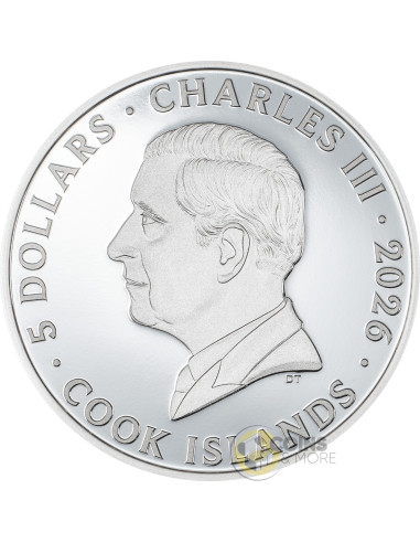 SLOTH Seven Deadly Sins 1 Oz Silver Coin 5$ Cook Islands 2026 - Coins & More - Coming Soon